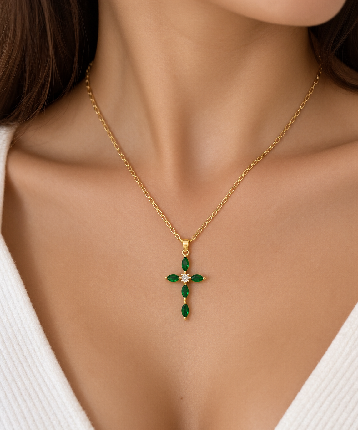 Collier Croix « Esmée »
