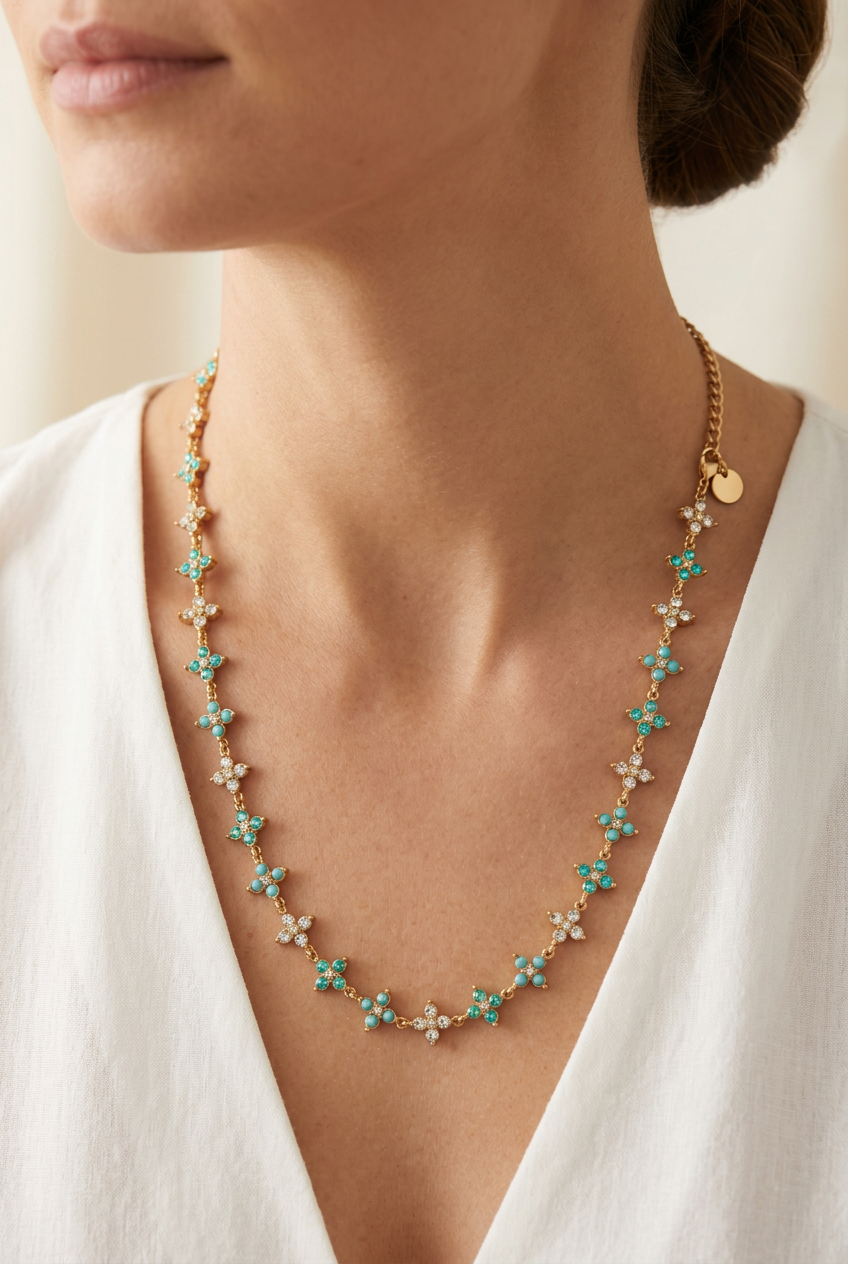 Collier Princesse Mérida porté