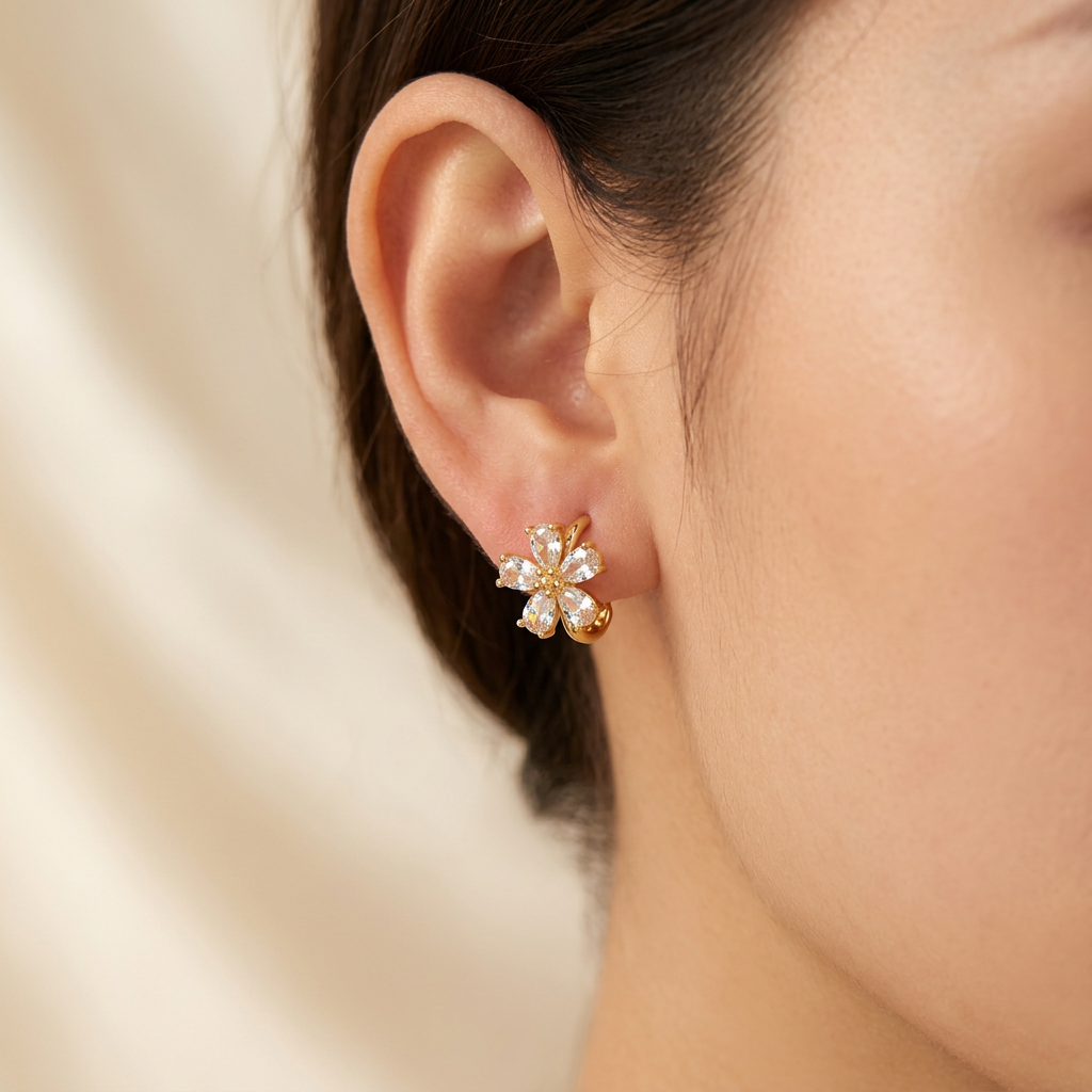 Boucles d’oreilles « Iris »