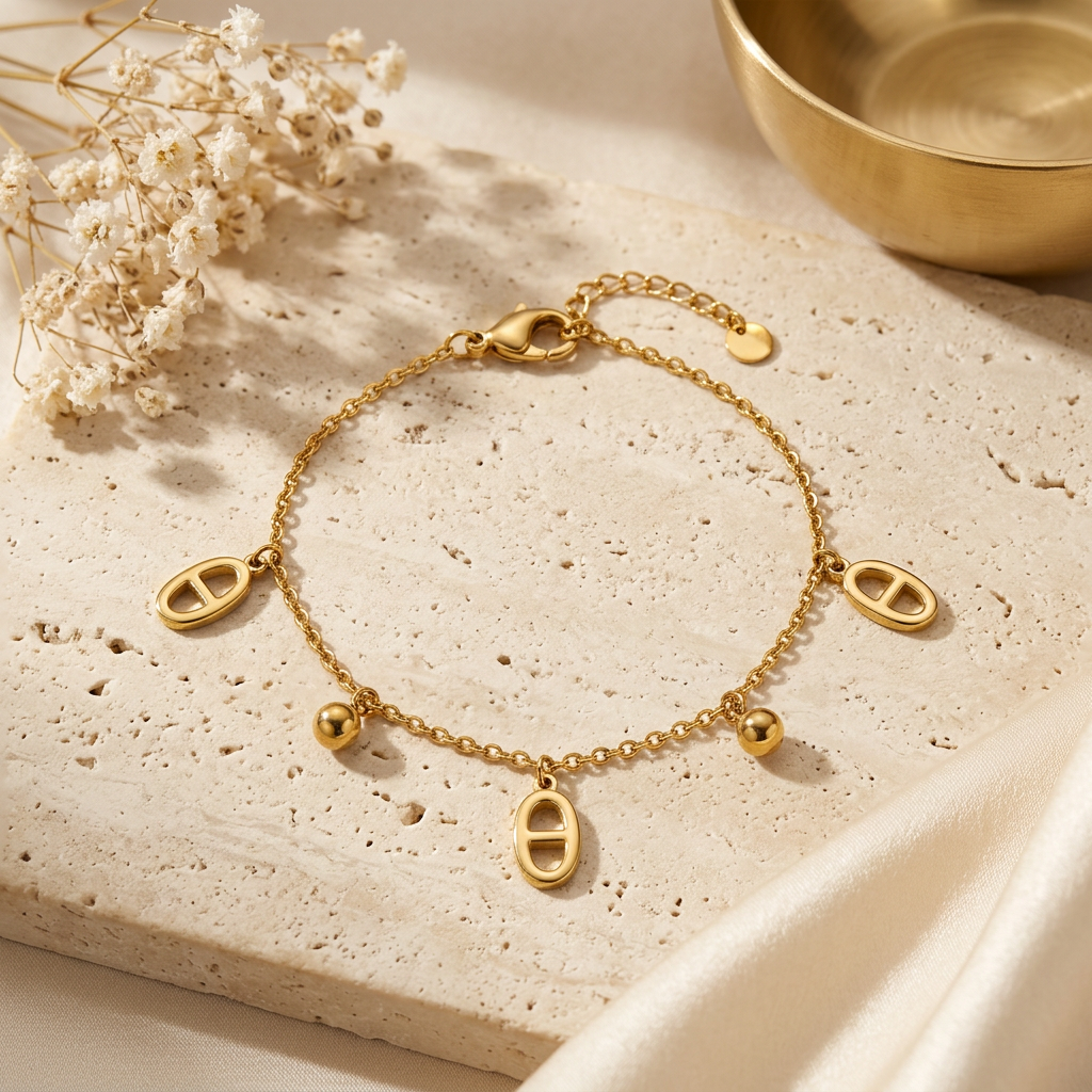 Bracelet Melina sur fond beige