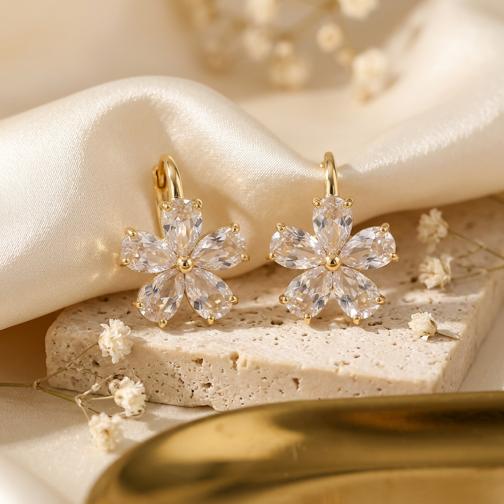 Boucles d’oreilles « Iris »