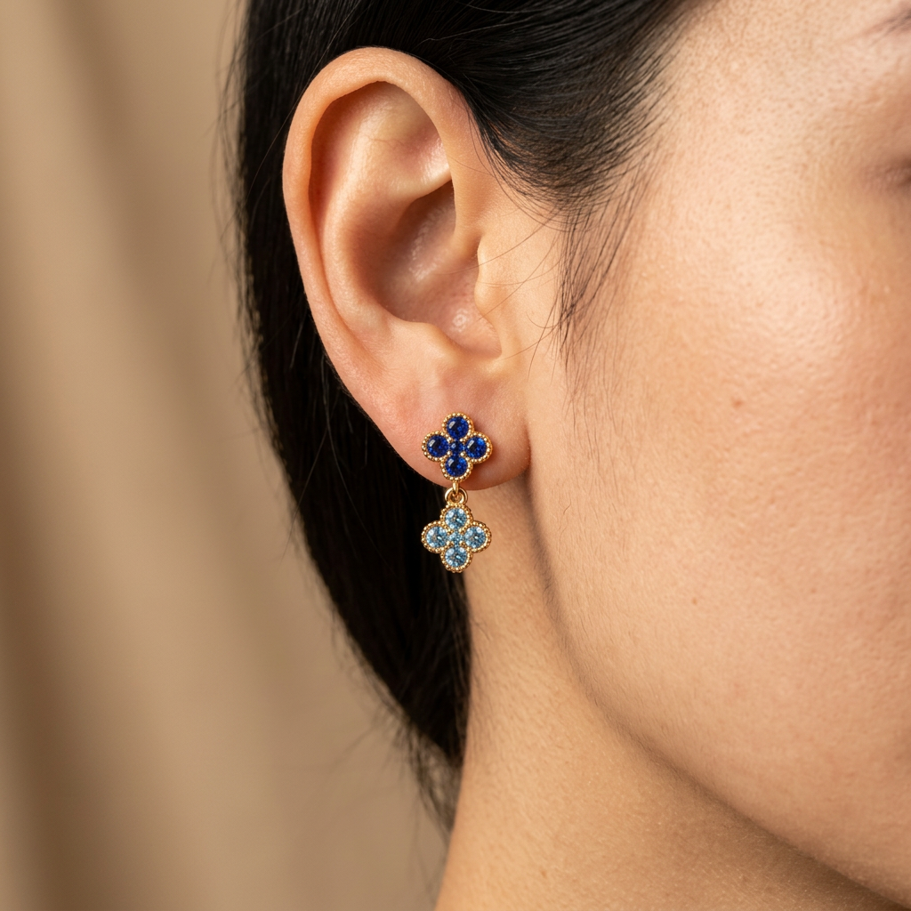 Boucles d’oreilles « Princesse Elsa »