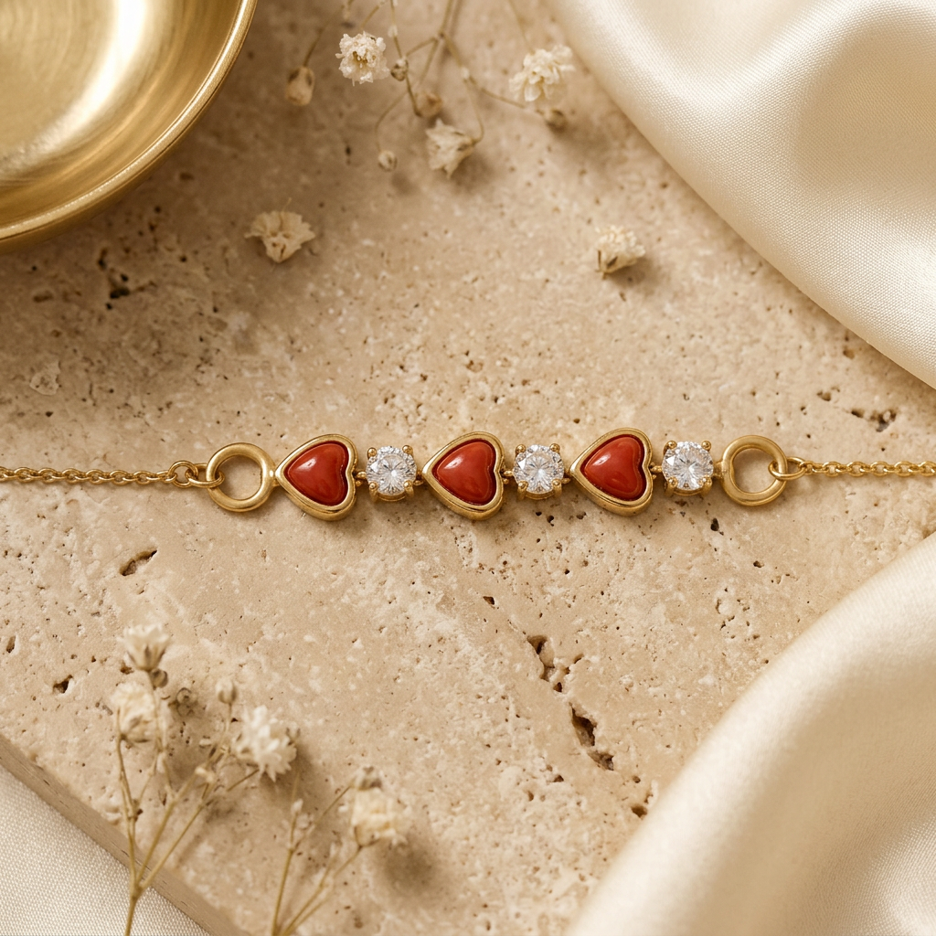 Bracelet Rebekka sur fond beige