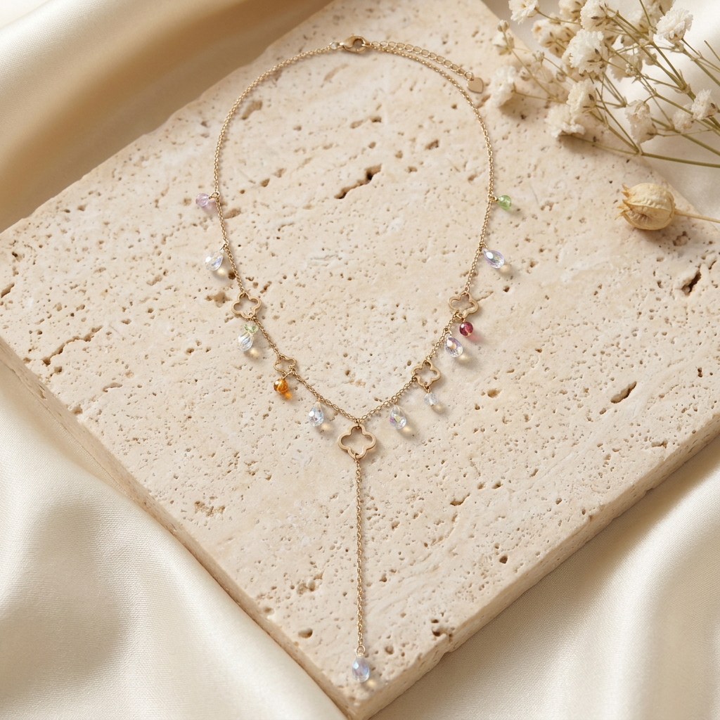 Collier Nina seul sur fond beige